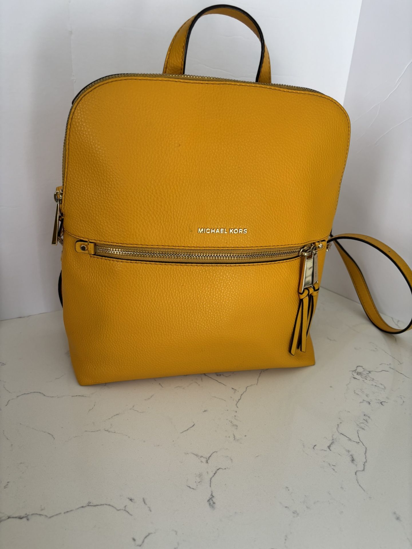 Michael Kors Leather Backpack 