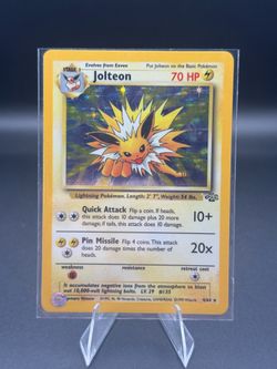 Jolteon 4/64 Holo Unlimited Jungle NM Pokemon