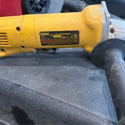 DeWalt angle grinder