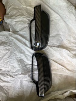 Mk4 Volkswagen real carbon fiber mirror caps