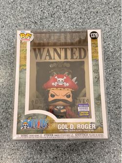Gol D Roger Wanted Poster Funko Pop Shared Sticker