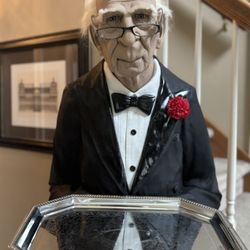 Halloween Lifesize Butler Prop - 6 Feet