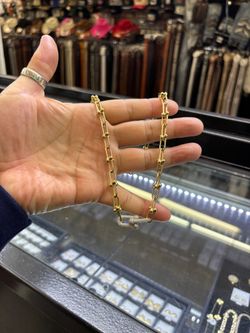 14k fancy necklaces 18” long