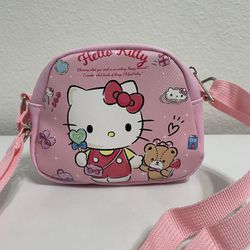 Hello kitty faux leather girls purse