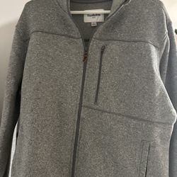Men’s Fleece Full-Zip Sweater - $10