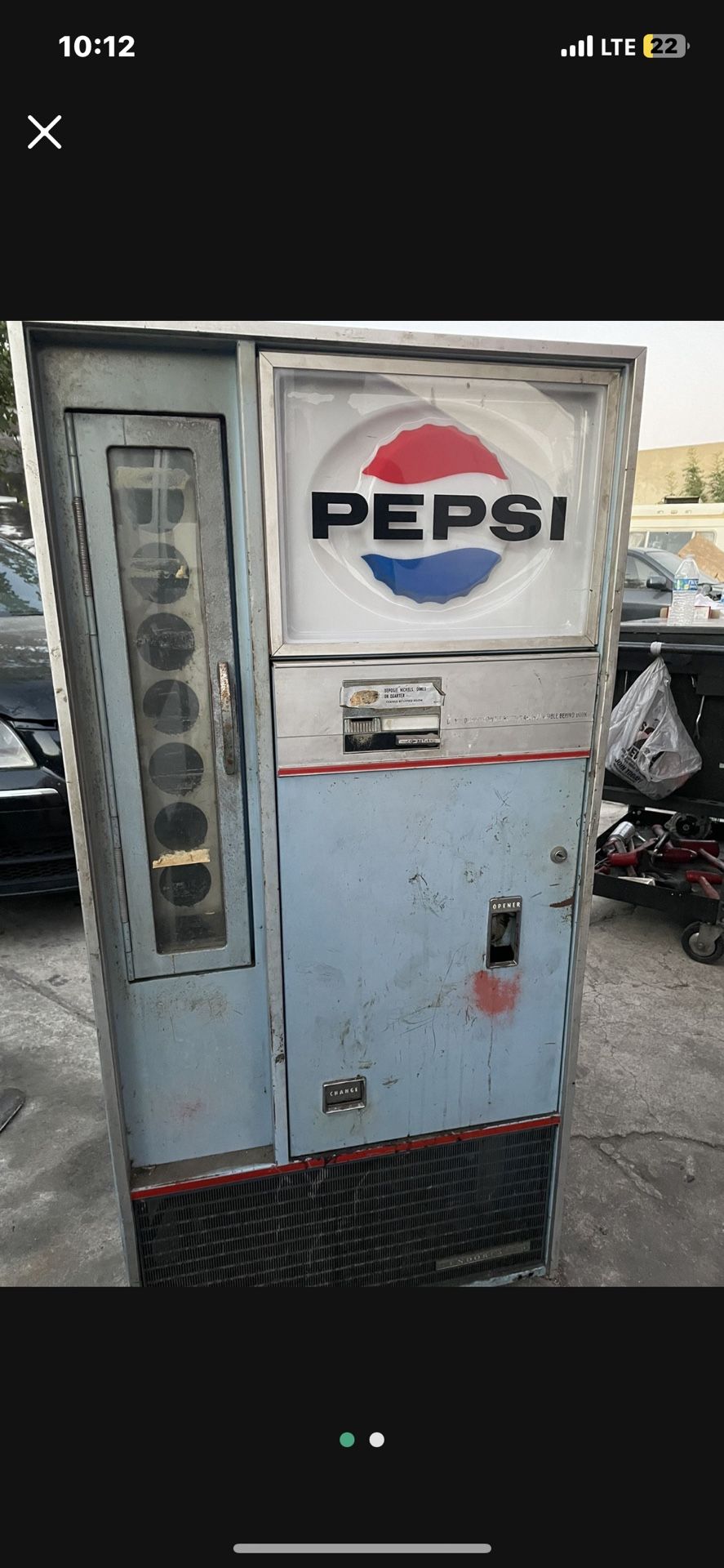 Vintage Pepsi Machine