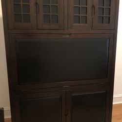 Arhaus hideaway desk armoire