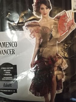 Flamenco Dancer Halloween Costume Adult