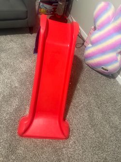 Red Plastic Kids Toddler Slide