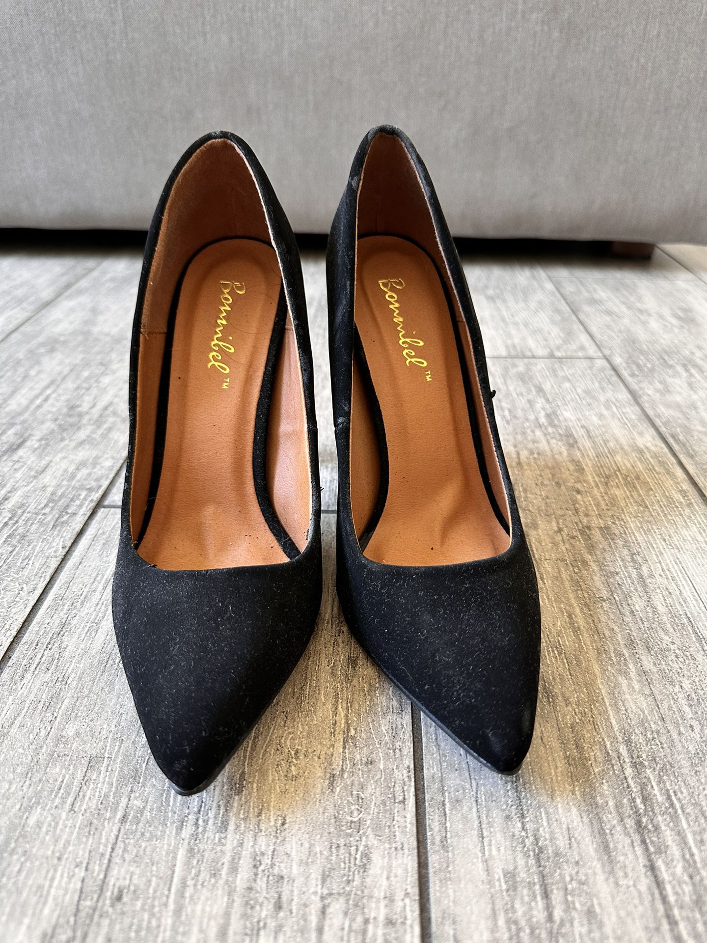 Black Business Heels - Size 6.5