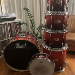 Pearl ELX 6-Piece Kit in Ruby Fade - Shells Only