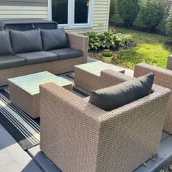 Nautica 5pc Outdoor Patio Furniture Set – Gently Used, Great Condition!