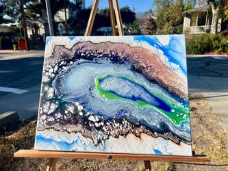 Abstract Acrylic Art