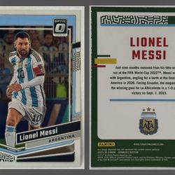 2023-24 Donruss - Lionel Messi - Optic #1