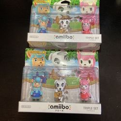 Animal Crossing Amiibo Festival 3 Pack Both For 20