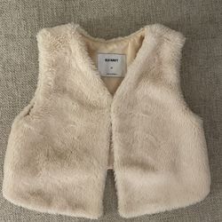 Girls Faux Fur Vest Size 4t