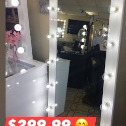 Tall LED stand Up Mirror (SALE $299.99) 