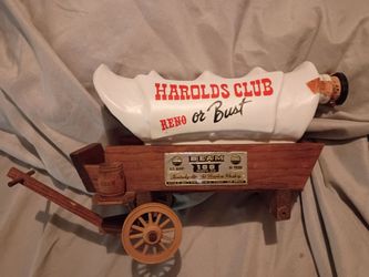 Jim Beam "Harold's Club Reno Or Bust" decanter