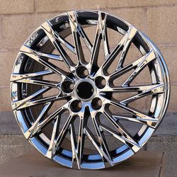 18 Inch Black Chrome Wheels Fits Lexus Toyota IS GS ES UX RX NX Sienna Camry 18x8 +38