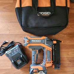 Ridgid Finish Nail Gun 18v Brushless