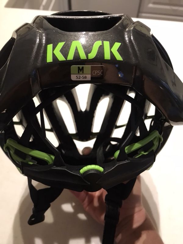 KASK PROTONE LTD. EDITION HELMET SZ. M- ANTHRACITE/LIME