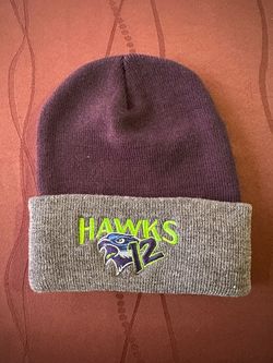 Hawks 12 Embroidered Knit Beanie