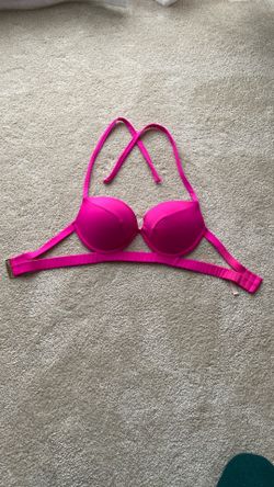 Hot pink VS bikini top