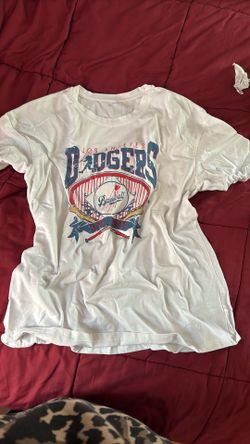 White Los Angeles Dodge T-Shirt Women