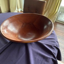 Large African Wooden Bowl 
