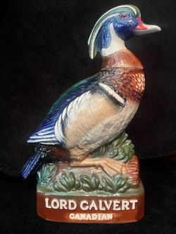 Vintage Lord Calvert Canadian Ceramic Liquor Duck Decanter, #2 in series Jr