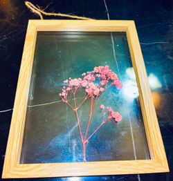 Flower picture frame