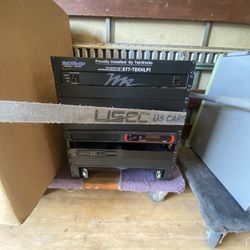 Middle Atlantic Rack w/ James Loudspeaker Amp + PD‑915R PDU (Pro AV Bundle)