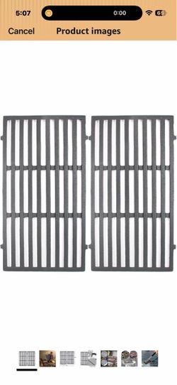 Hongso Grill Grates 66094 for Weber Genesis II E-210, II LX E-240 Grills Cooking Grates for Genesis II E/S-210, II LX E/S-240 Gas Grills, Replacement 