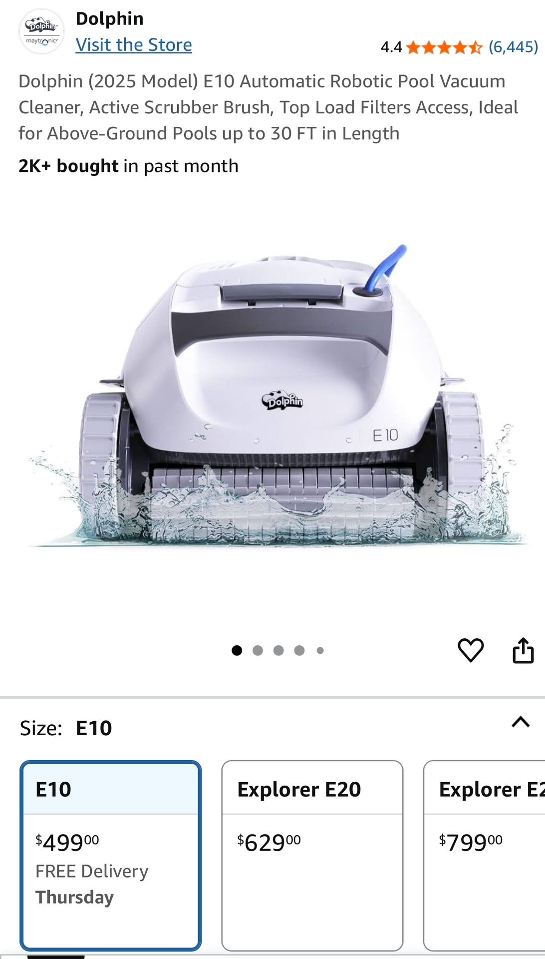 Robotic Pool Cleaner/Robot Para Limpiar Albercas