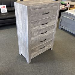 5 Drawer Gray Chest 
