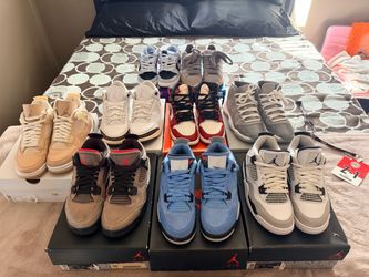 9-PAIR SNEAKER COLLECTION — VNDS + ORIGINAL BOXES