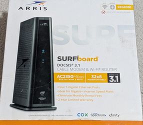 Arris Surfboard Cable Modem + WiFi Router