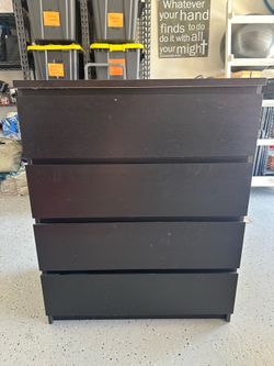 Black 4 Dresser