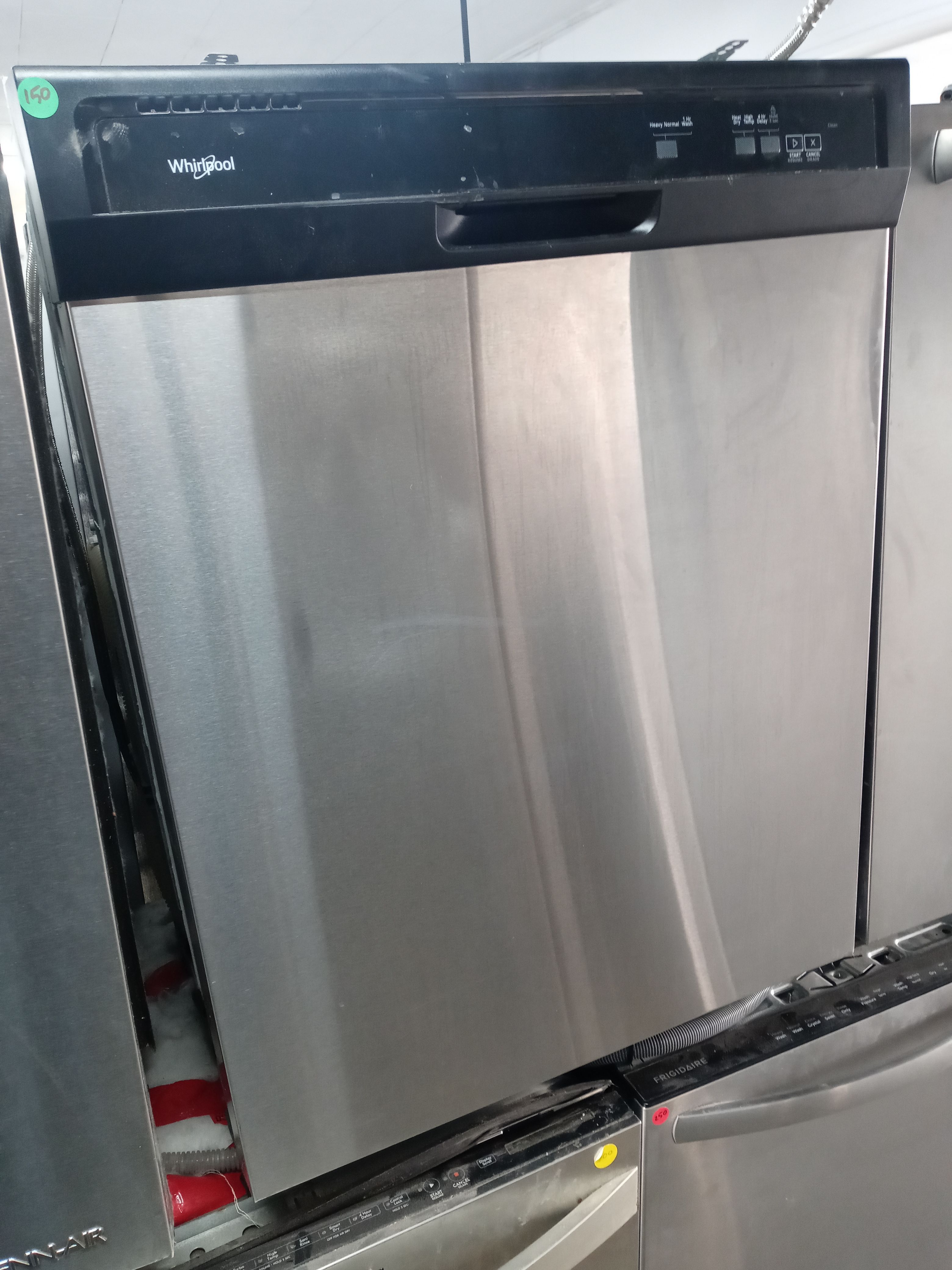 Whirlpool stainless steel dishwasher with plastic tub - Free delivery