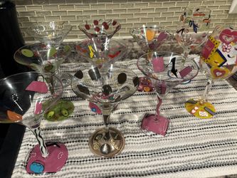 Lolita martini/wine Glasses