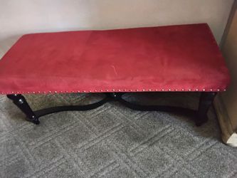 Vintage Velvet Bench