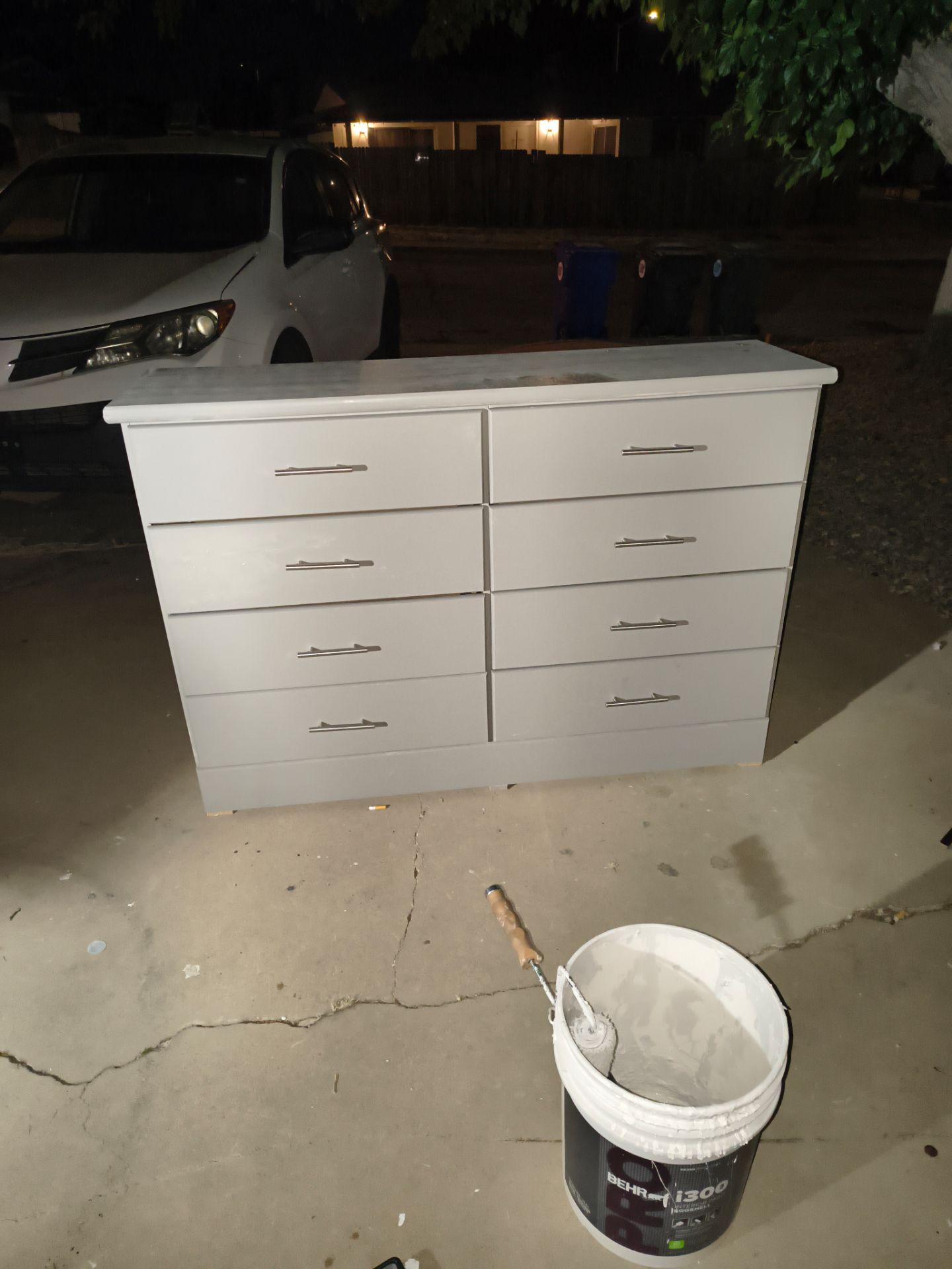 Freshly painted each word dresser tonight only free delivery