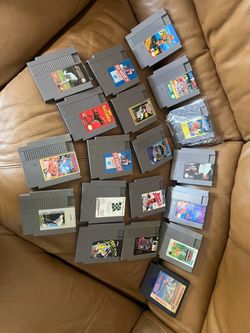 NES Game Cartridge Lot of 19