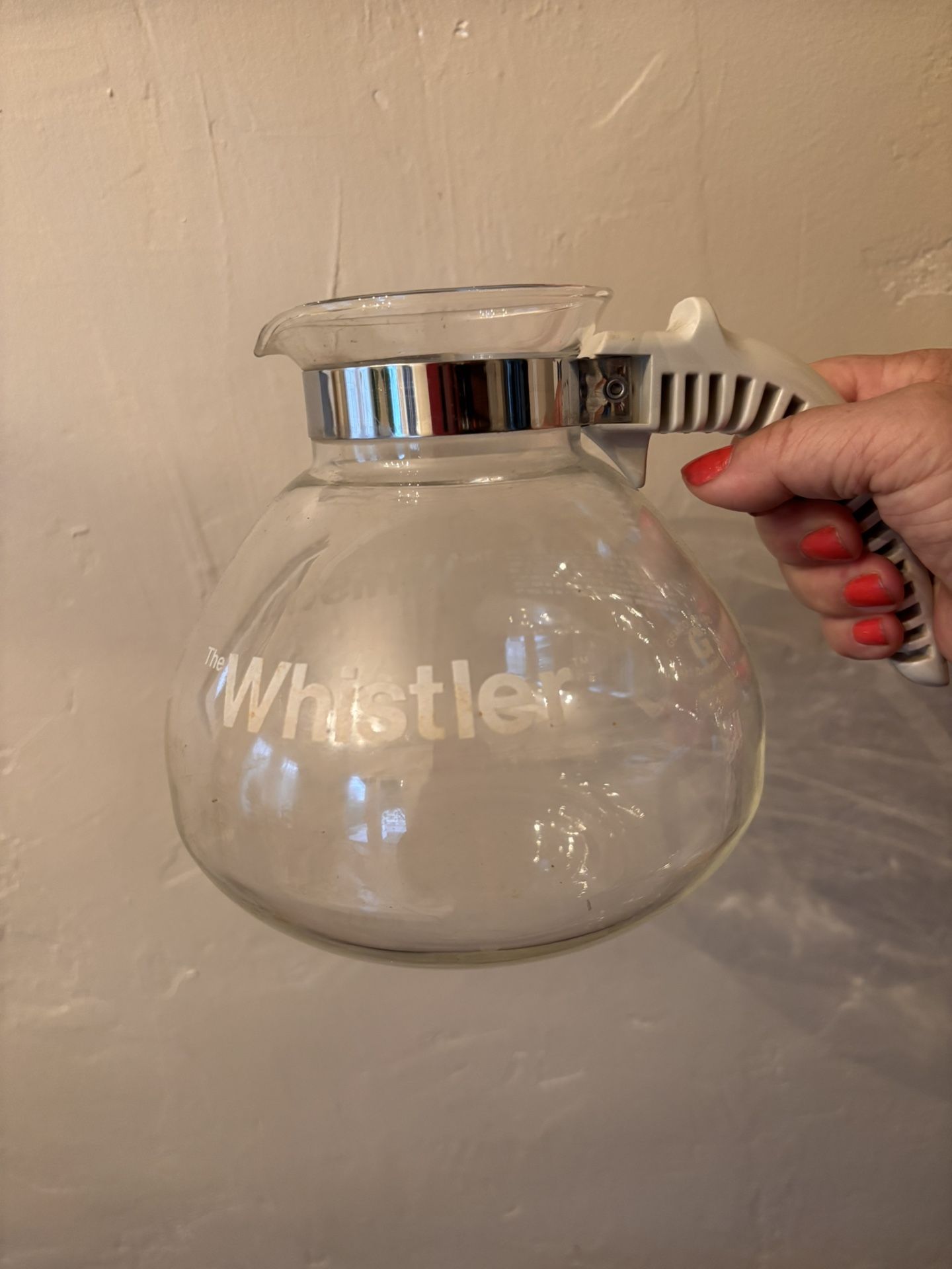 Whistler Glass Tea / Coffee Kettle by Gemco