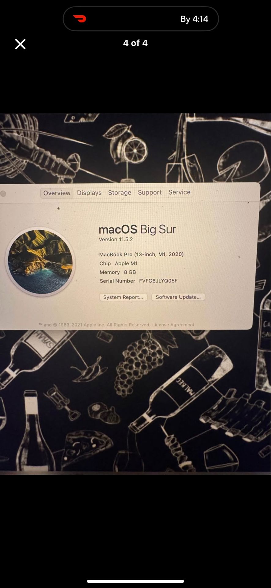 MacBook Pro 13 Inch M1 2020