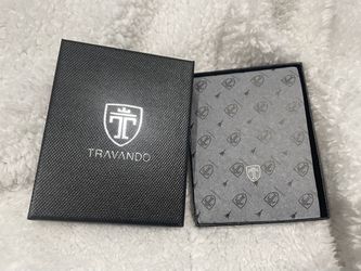TRAVANDO Mens Slim Wallet with Money Clip Austin RFID Blocking Bifold Credit Card Holder for Men with Gift Box