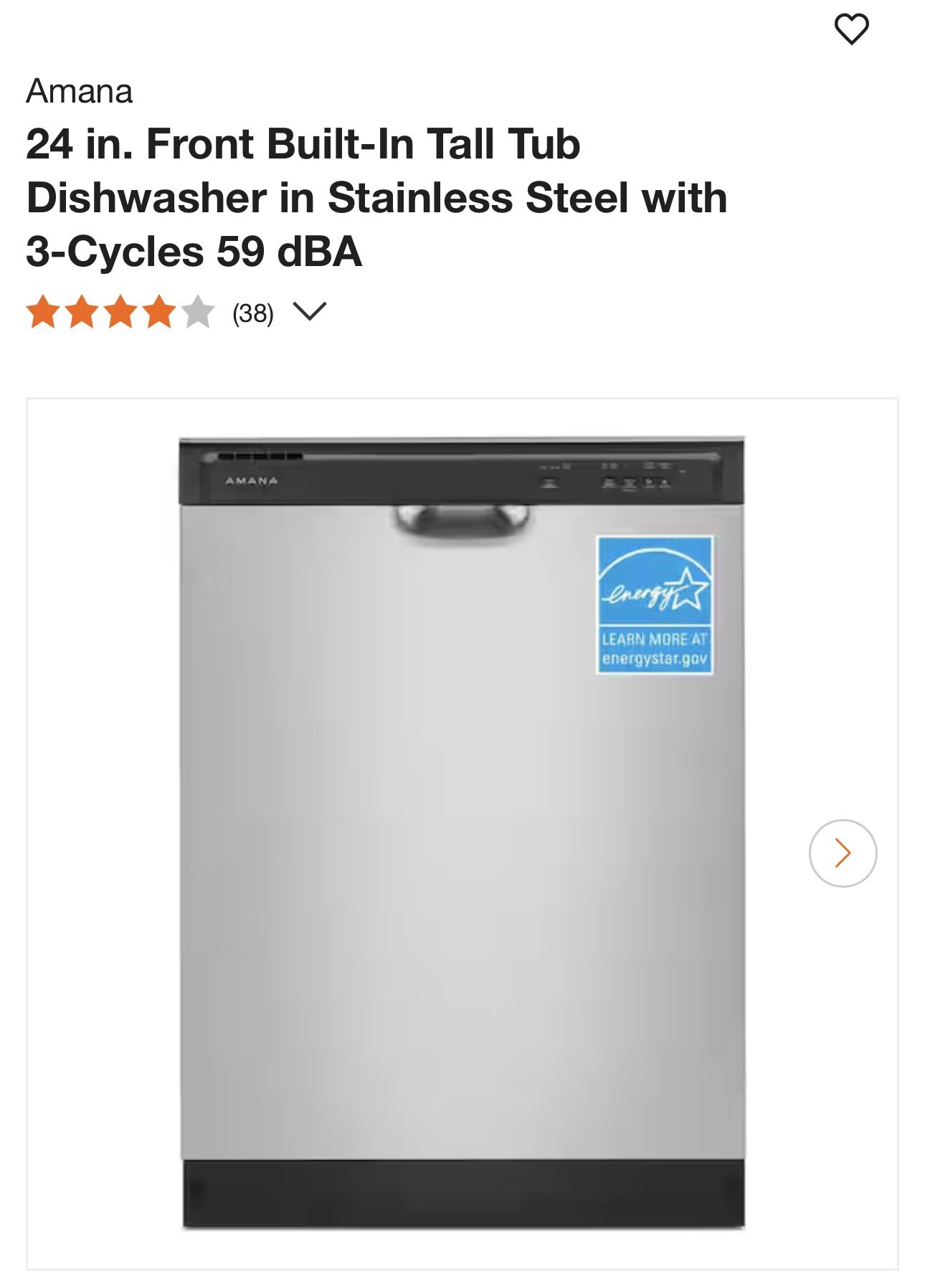 NEW IN BOX DISHWASHER