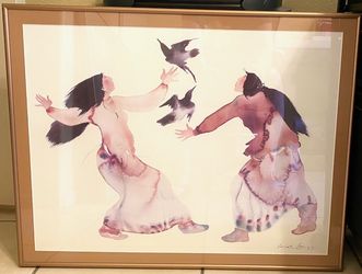 SONG framed artwork by Carol Grigg
