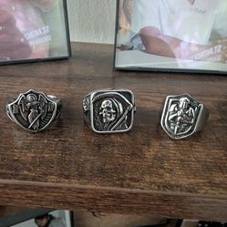 Sterling silver rings size 11