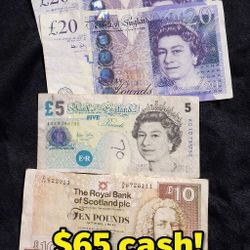 💸💂‍♀️ £55 British Pounds = $65 USD San Jacinto Pickup 💸
